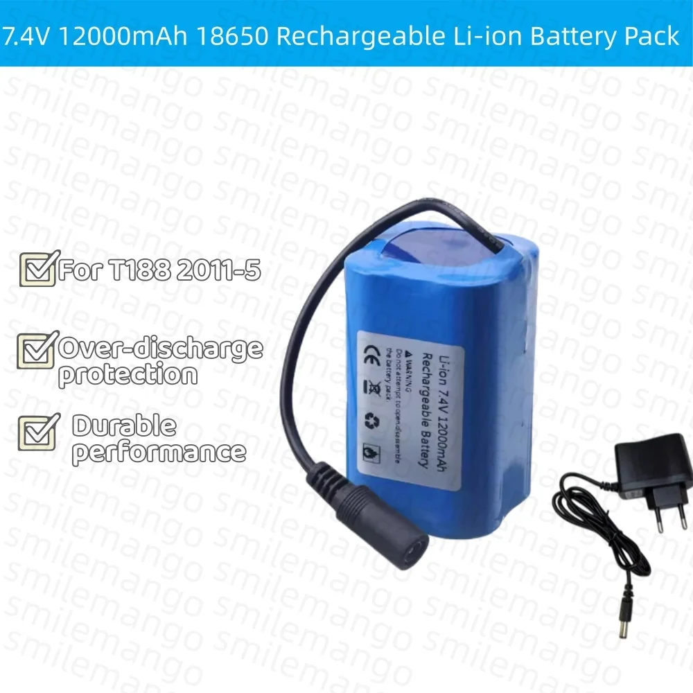 7.4V 12000mAh Battery with USB - огляд і ціна Fish Finder Charger