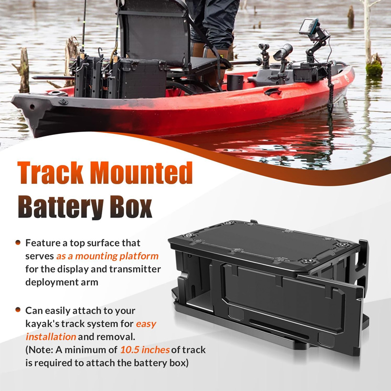 Track Mounted Battery Box for  - огляд і ціна Fish Finder Transducer